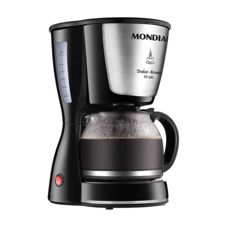 CAFETERA MONDIAL DOLCE AROME C-32-32-X BLACK/SILVER 220V